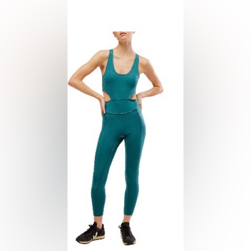 FP Movement by Free People Teal Jumpsuit
